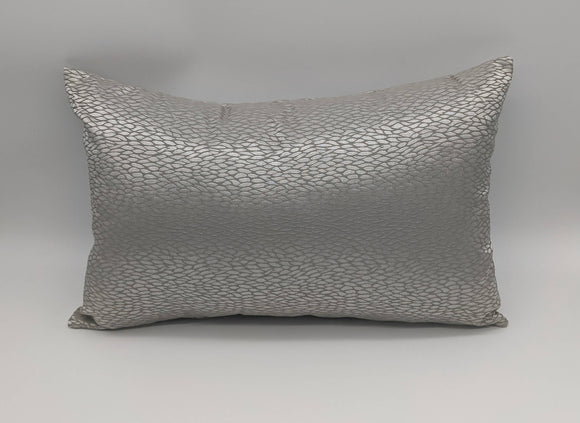 Silver Diamond Decorative Pillow