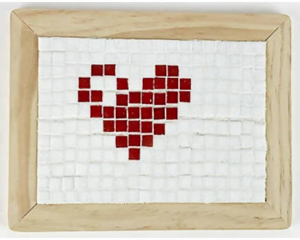 At-Home Mosaic Heart Design Kit