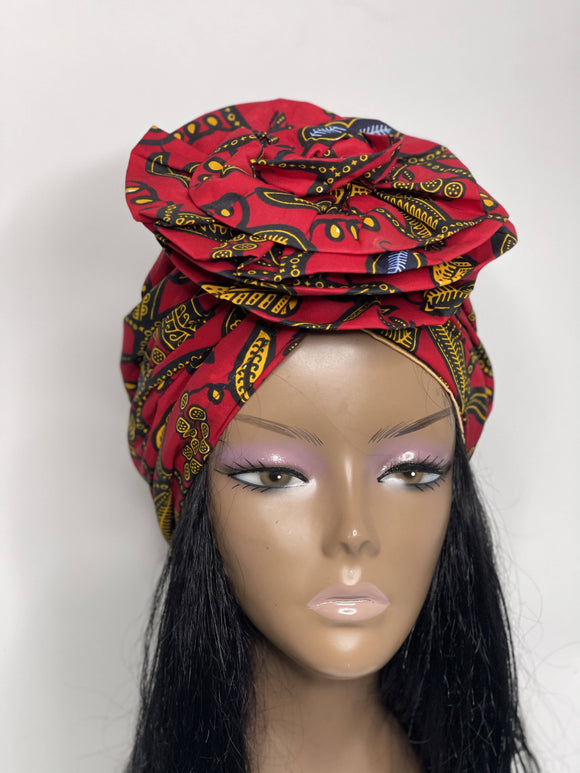 Amaka Pretied Satin Lined Headwrap