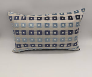 Textured Squares Decorative Pillow